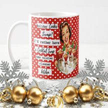 Lustiger Weihnachtsbecher beste Freundin "Keks-Tau