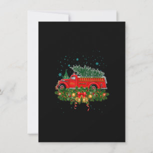Lustiger Weihnachtsbeleuchtungsbaum Weihnachtsmann Einladung