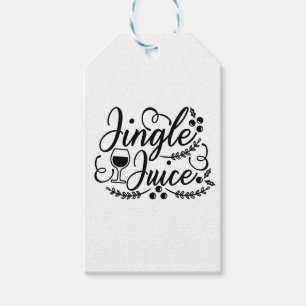 Lustiger Weihnachtsbier-Trink-Jingle-Saft Geschenkanhänger