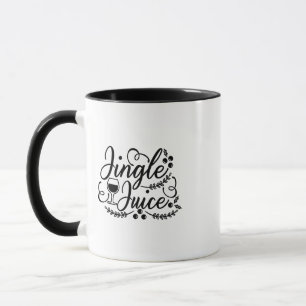 Lustiger Weihnachtsbier-Trink-Jingle-Saft Tasse