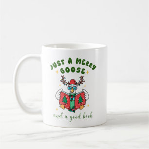 Lustiger Weihnachtsbuchliebhaber, einfach eine frö Kaffeetasse