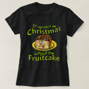 Lustiger WeihnachtsCartoon-Fruchtkuchen v2 T-Shirt