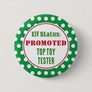 Lustiger Weihnachtself Award Button