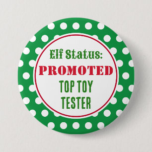 Lustiger Weihnachtself Award Button