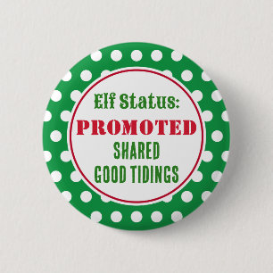 Lustiger Weihnachtself Award Button