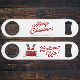 Lustiger Weihnachtsfeier-Santa-Bottoms-Up Speed Flaschenöffner