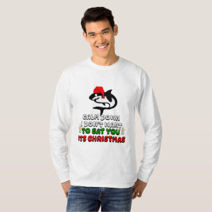 lustiger Weihnachtshai niedlich T-Shirt