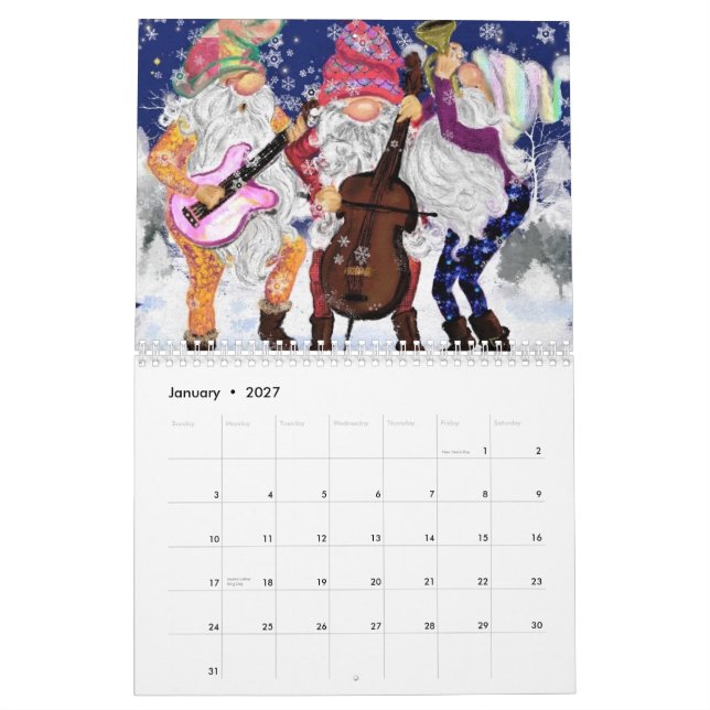 Lustiger Weihnachtskalender Kalender (Jan 2027)