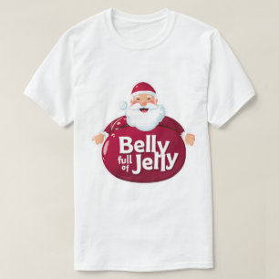 Lustiger Weihnachtsmann-Bauch voller Gelee – Süßes T-Shirt