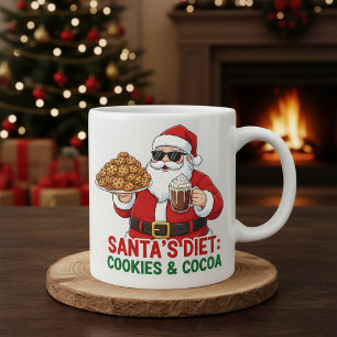 Lustiger Weihnachtsmann-Becher – Weihnachtsmanns D Kaffeetasse