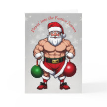 Lustiger Weihnachtsmann