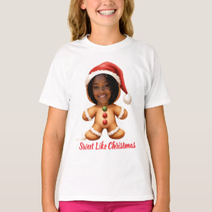 Lustiger Weihnachtsmann-Foto-Weihnachten T-Shirt