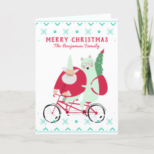 Lustiger Weihnachtsmann Frohe Weihnachten Humorvol