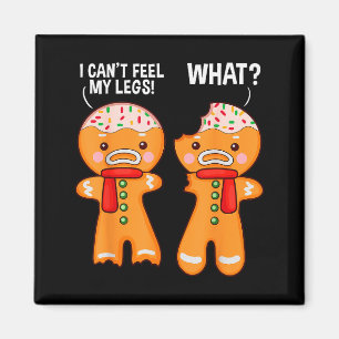 Lustiger Weihnachtsmann-Gingerbread-Mann-Weihnacht Magnet