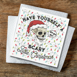 Lustiger Weihnachtsmann Hab ein bisschen ein gruse Serviette