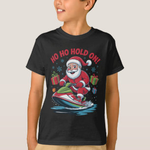 Lustiger Weihnachtsmann Jetski-Fan Weihnachten Xma T-Shirt