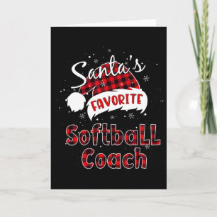Lustiger Weihnachtsmann Lieblings Softbyll Trainer Karte