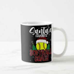 Lustiger Weihnachtsmann Lieblings-Softll-Trainer W Kaffeetasse