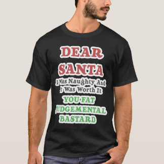 Lustiger Weihnachtsmann T-Shirt