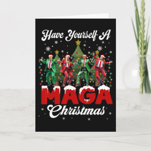 Lustiger Weihnachtsmann Trump Hab Dir Ein Frohes M Karte