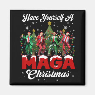 Lustiger Weihnachtsmann Trump Hab Dir Ein Frohes M Magnet