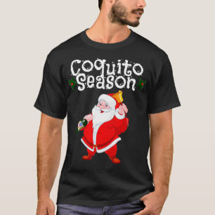 Lustiger Weihnachtsmann Weihnachten Puerto-ricanis T-Shirt
