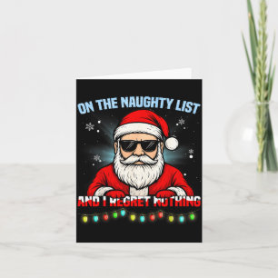 Lustiger Weihnachtsmann Weihnachten Xmas für Männe Karte