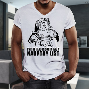 Lustiger Weihnachtsmann-Weihnachts-T-Shirt T-Shirt