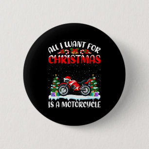 Lustiger Weihnachtsmannhut Alles, was ich zu Weihn Button