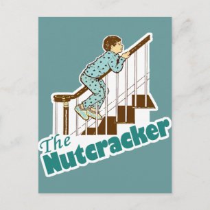 Lustiger Weihnachtsnussknacker Feiertagspostkarte