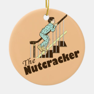 Lustiger Weihnachtsnussknacker Keramikornament