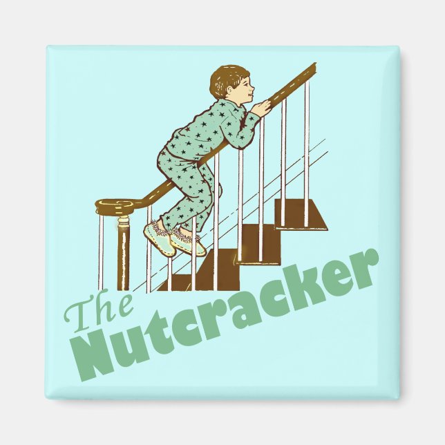 Lustiger Weihnachtsnussknacker Magnet (Vorne)