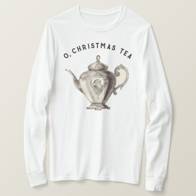 Lustiger Weihnachtstee T-Shirt (Design vorne)