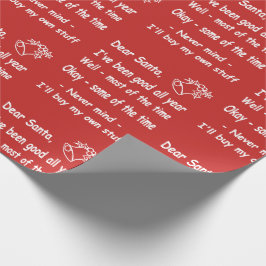 lustiger Weihnachtsweihnachtsgeschenkverpackung Geschenkpapier