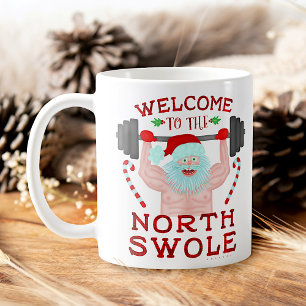 Lustiger Weihnachtsweihnachtsmann Swole Tasse