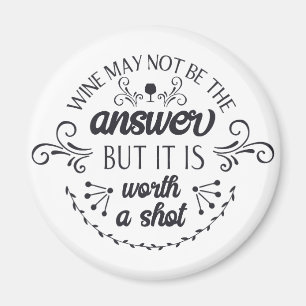 Lustiger Wein kann möglicherweise nicht der Magnet