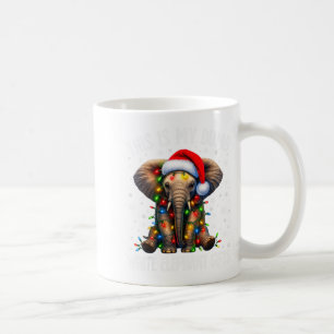 Lustiger Weißer Elefant Für Erwachsene Pjs Unter 1 Kaffeetasse
