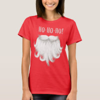 Lustiger weißer lachender Bart Weihnachtsmanns "Ho