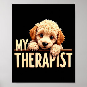 Lustiger Welpe Mein Therast Odle Hund  Poster