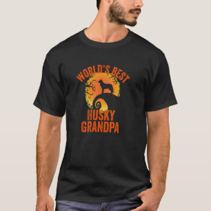 Lustiger Weltbester Husky-Opa Süßer Sibirischer Hu T-Shirt