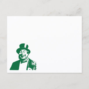 Lustiger Wer ist dein Paddy St. Patricks Tag Postkarte