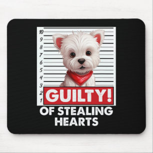 Lustiger Westie West White Terrier Hundezucht Vale Mousepad