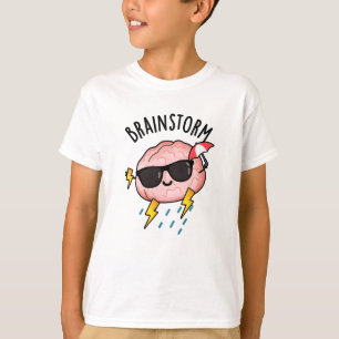 Lustiger Wetterwitz Brain Storm  T-Shirt