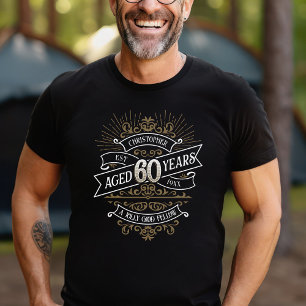 Lustiger Whiskey-60. Geburtstag für Männer T-Shirt