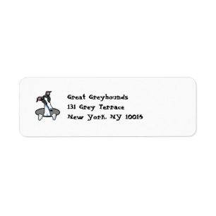 Lustiger Windhund Whippet