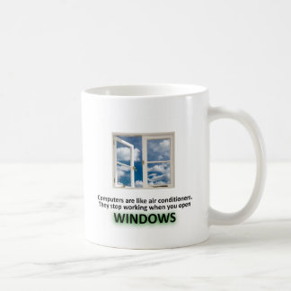 Lustiger Windows-Witz - GeekShirts Tasse