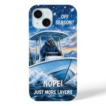 Lustiger Winter-Angeln Personalisierte iPhone 15 H