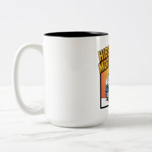Lustiger Winterschlaf-Modus-Katzchen-Winter-Kusche Zweifarbige Tasse