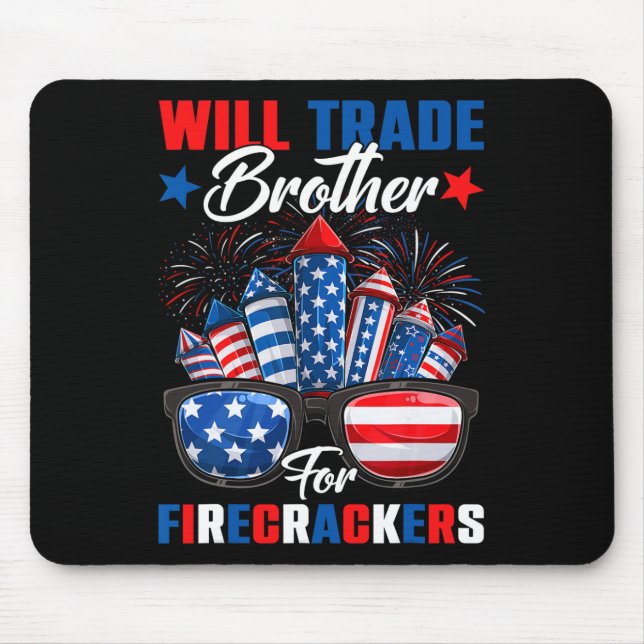 Lustiger wird Bruder gegen Knaller Schwester tausc Mousepad (Vorne)