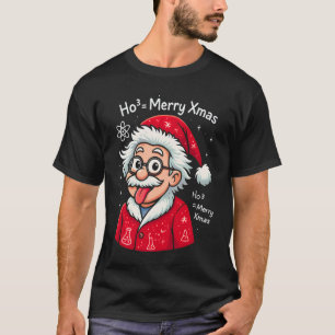 Lustiger Wissenschaftler Weihnachtsmann Wissenscha T-Shirt